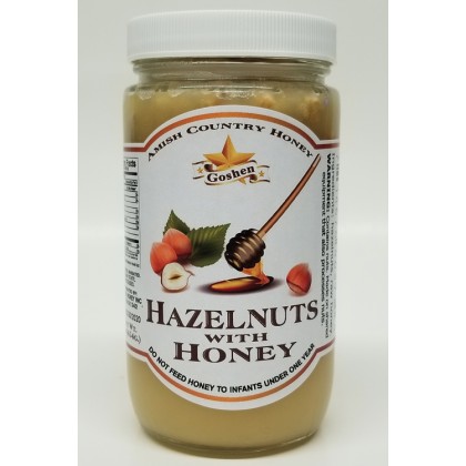 Hazelnuts with Honey 1 LB